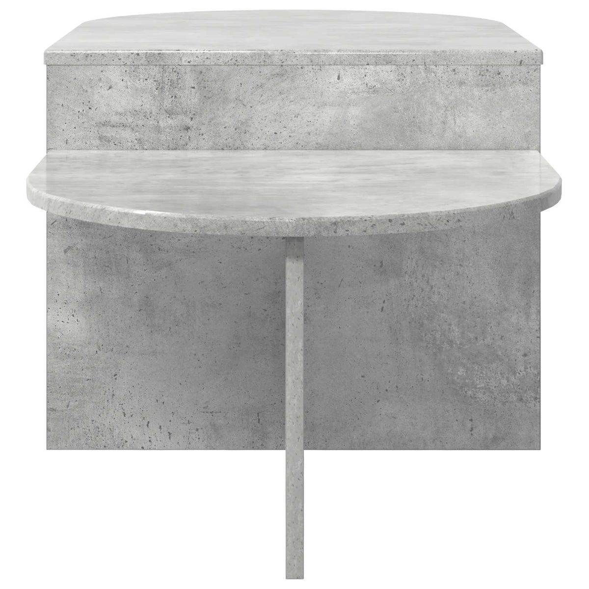 Sofabord Betongrå 100 x 50 x 40 cm Konstrueret træ