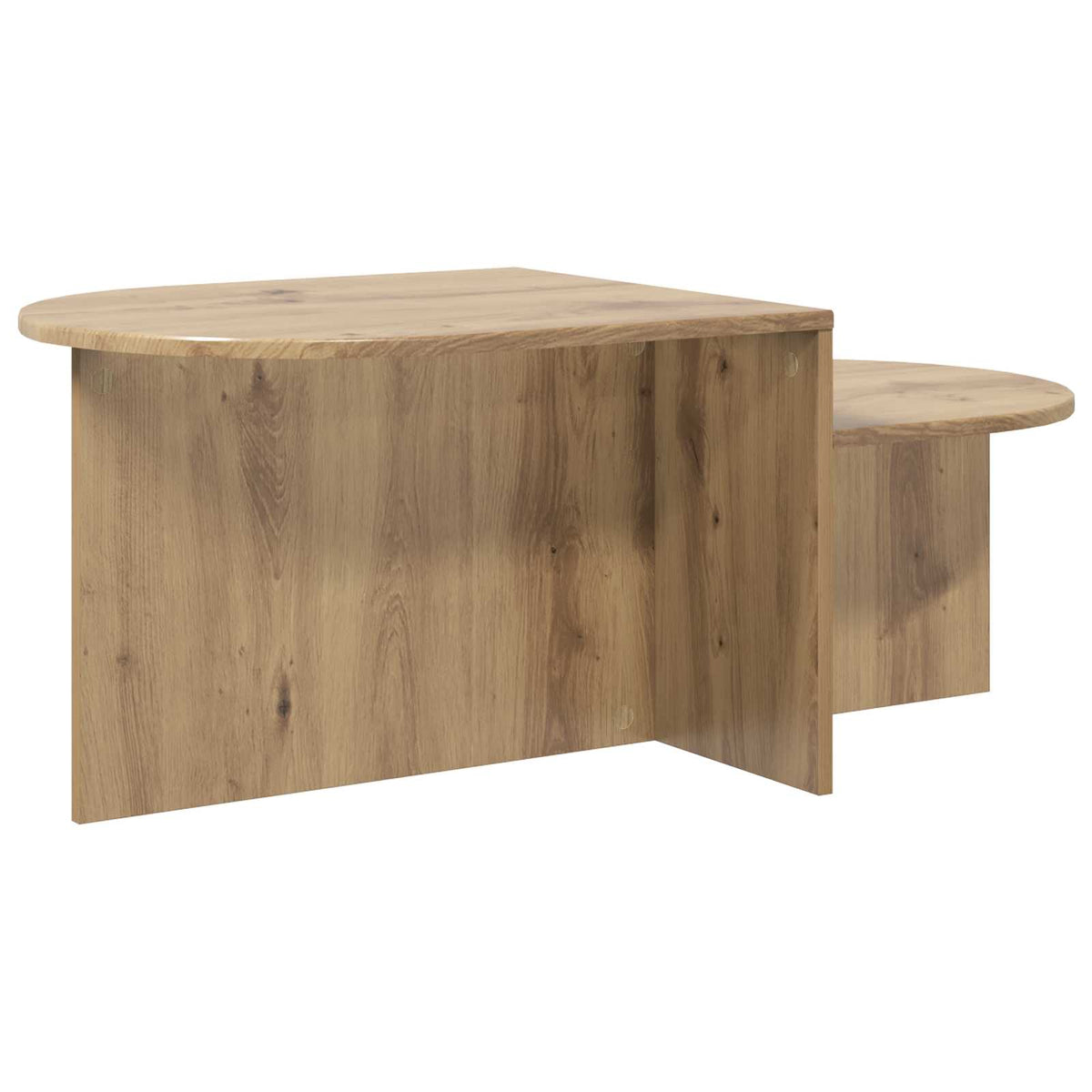 Sofabord Artisan-eg 100 x 50 x 40 cm Konstrueret træ