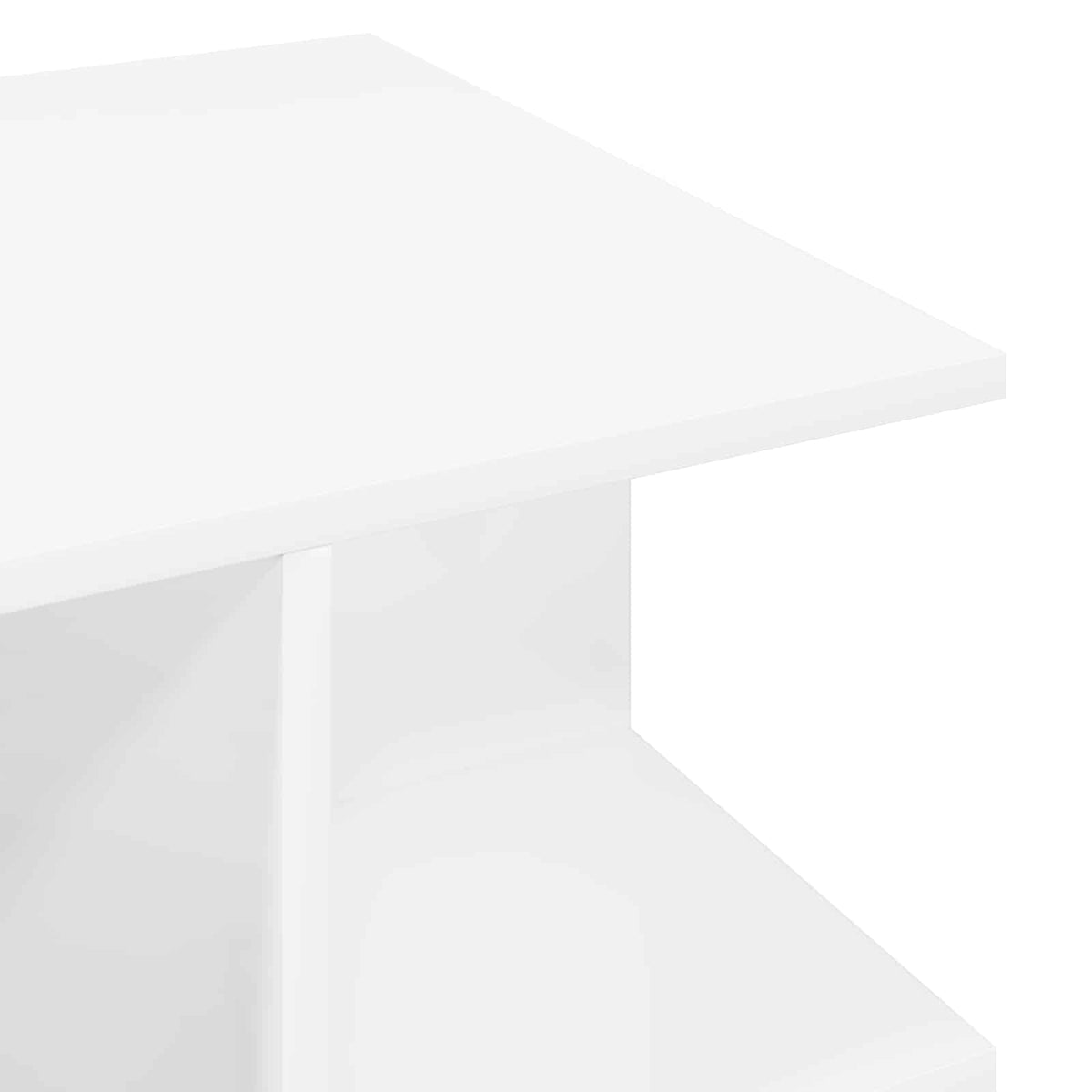 Sofabord Hvid 87 x 50 x 45 cm Konstrueret træ