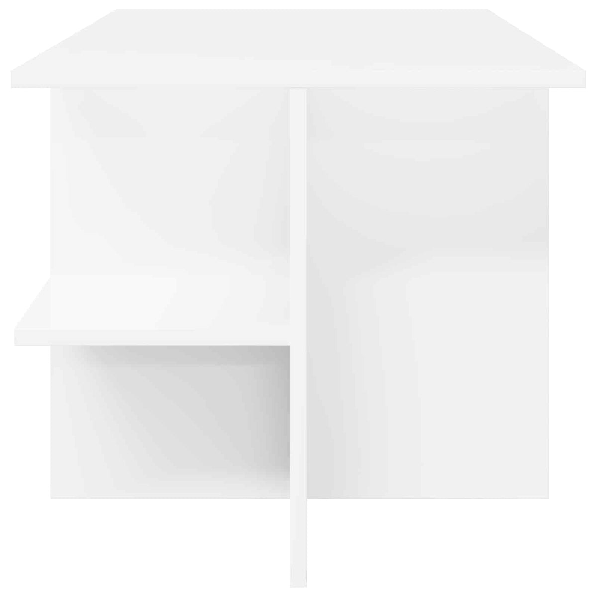 Sofabord Hvid 87 x 50 x 45 cm Konstrueret træ