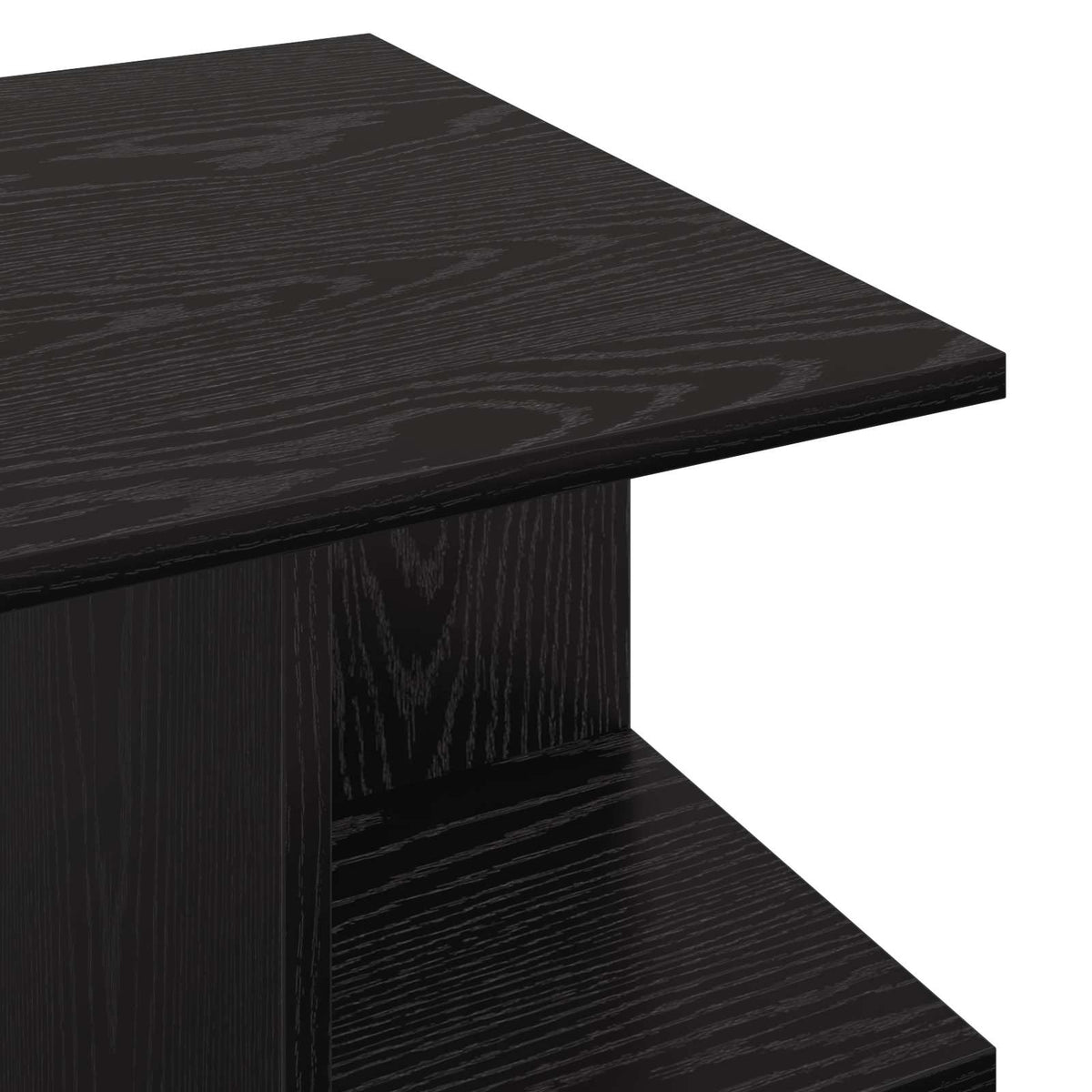 Sofabord Sort eg 87 x 50 x 45 cm Konstrueret træ