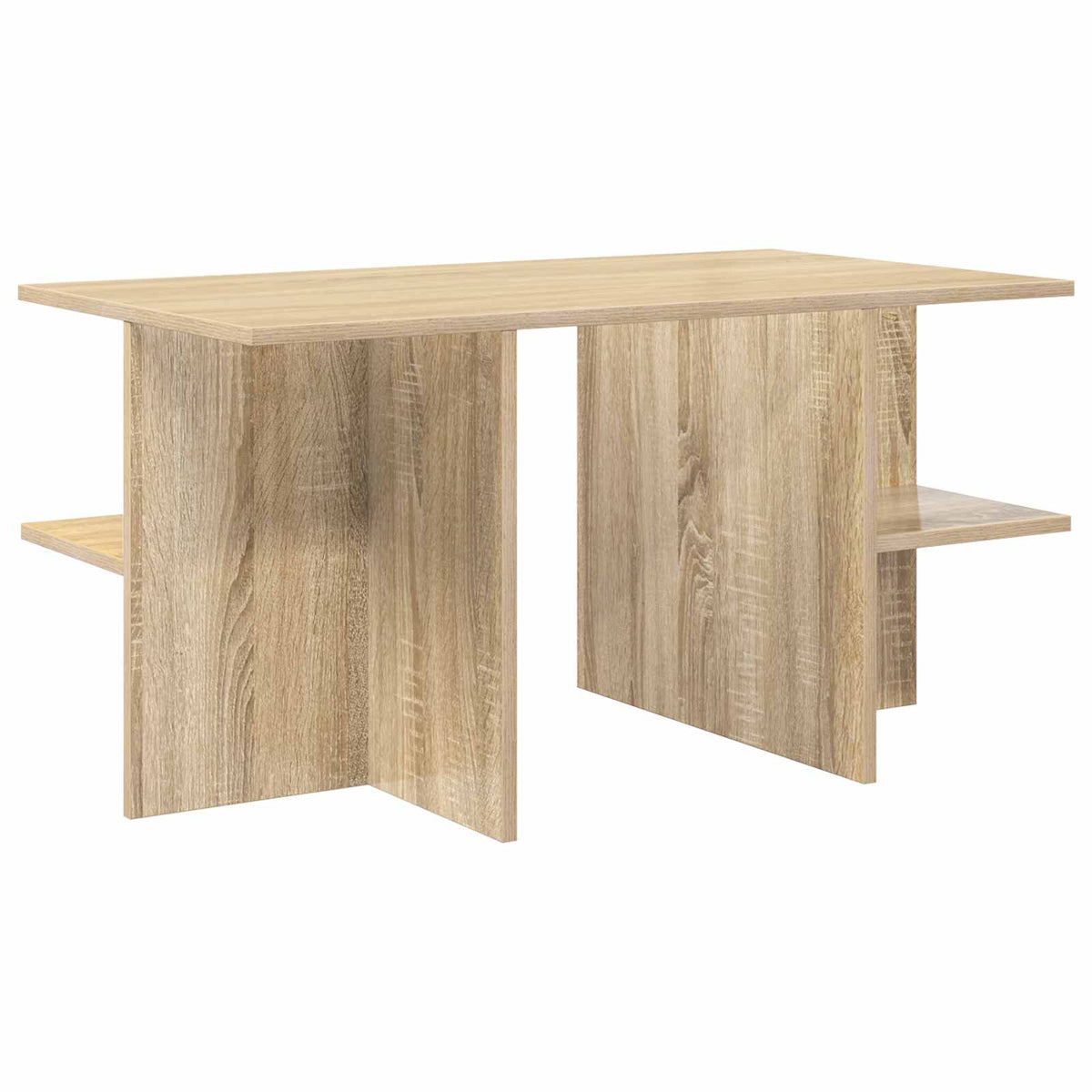 Sofabord Sonoma-eg 87 x 50 x 45 cm Konstrueret træ