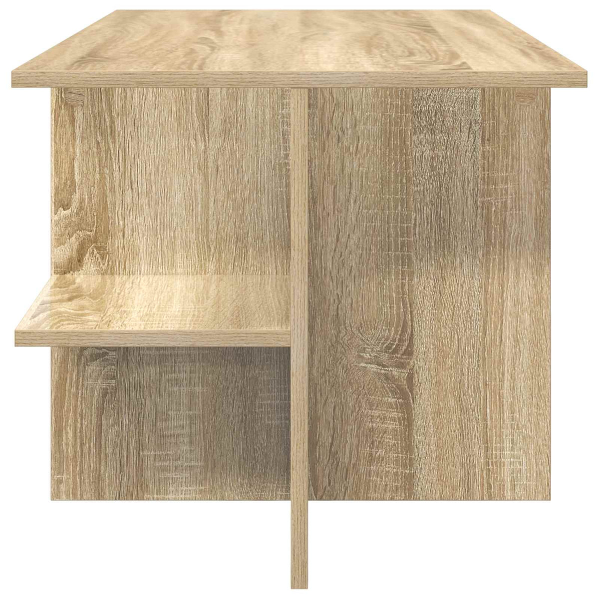 Sofabord Sonoma-eg 87 x 50 x 45 cm Konstrueret træ