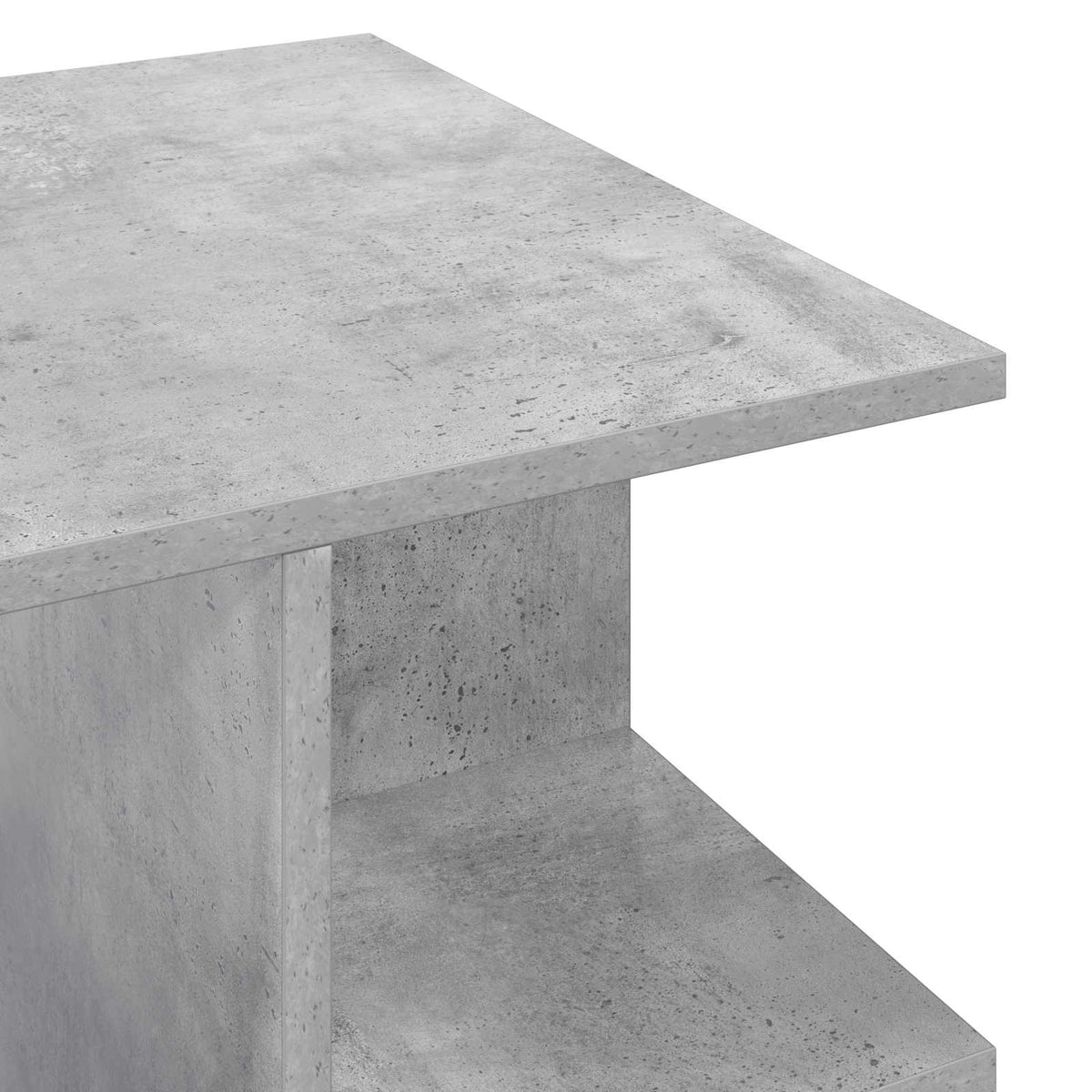 Sofabord Betongrå 87 x 50 x 45 cm Konstrueret træ