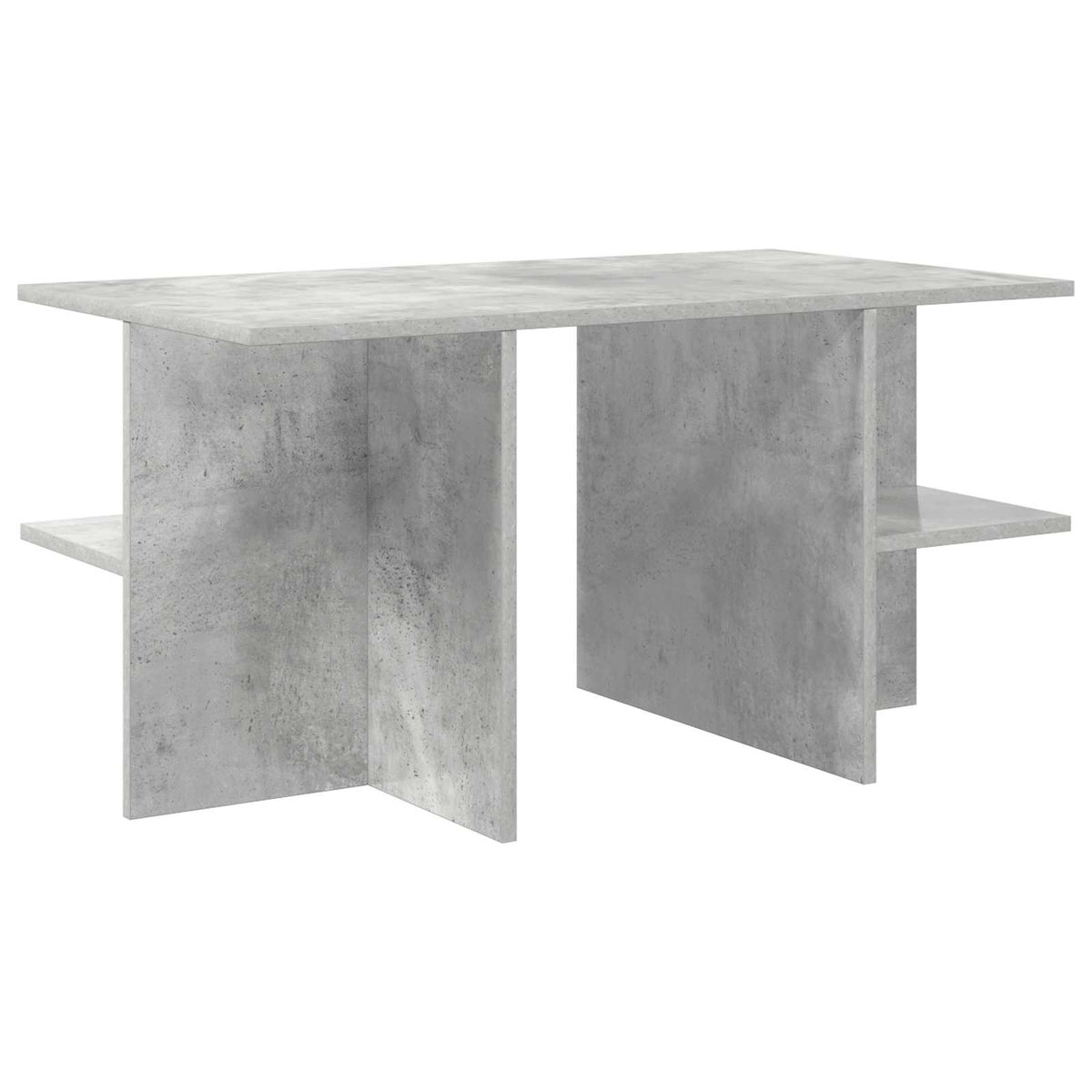 Sofabord Betongrå 87 x 50 x 45 cm Konstrueret træ