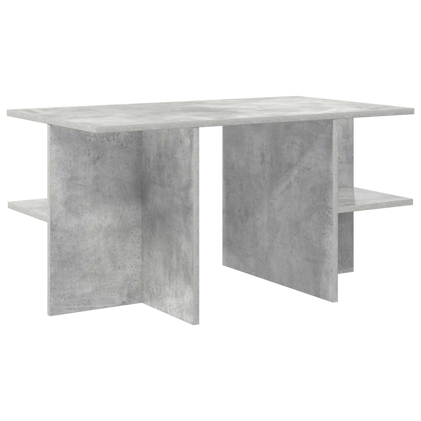 Sofabord Betongrå 87 x 50 x 45 cm Konstrueret træ