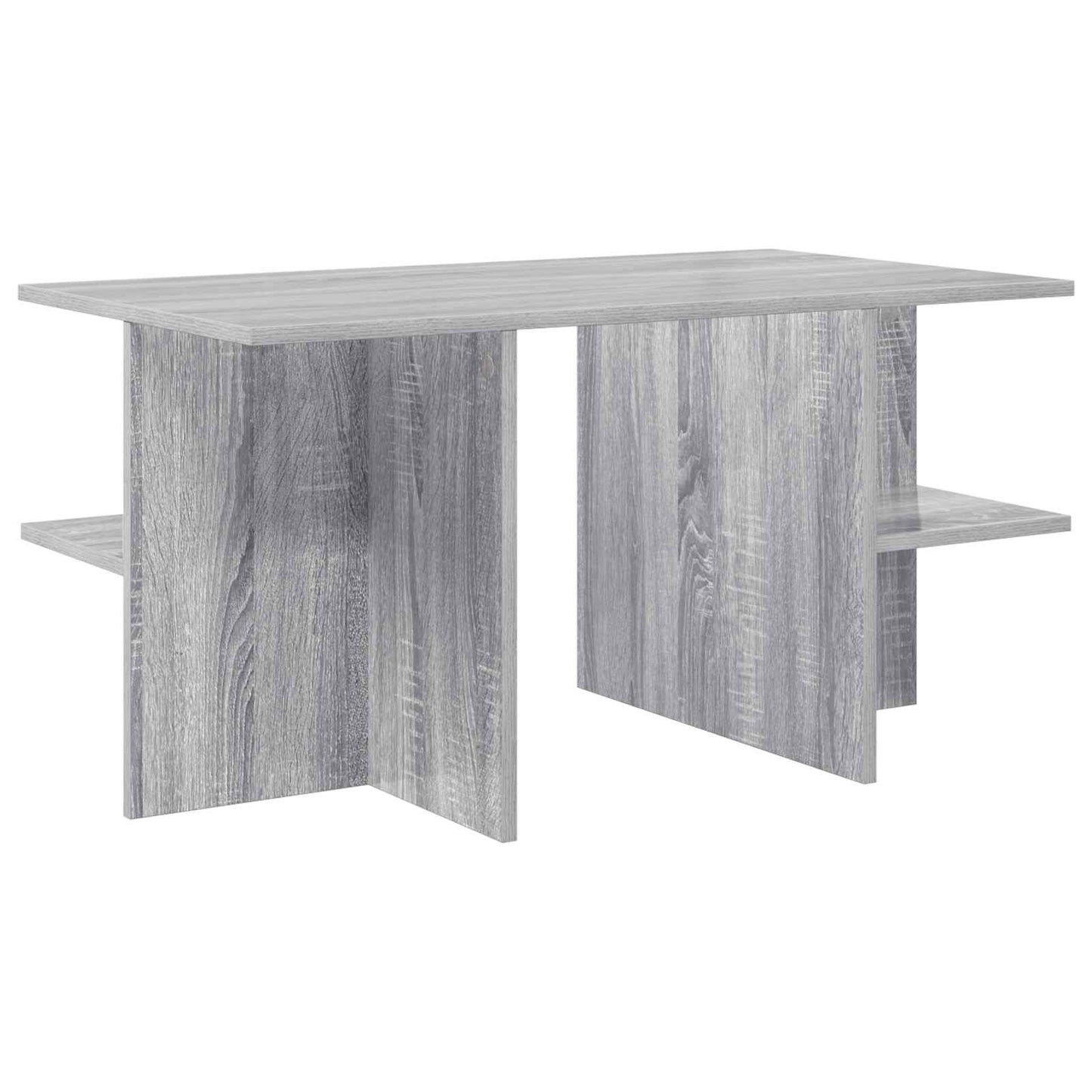 Sofabord Grå sonoma-eg 87 x 50 x 45 cm Konstrueret træ