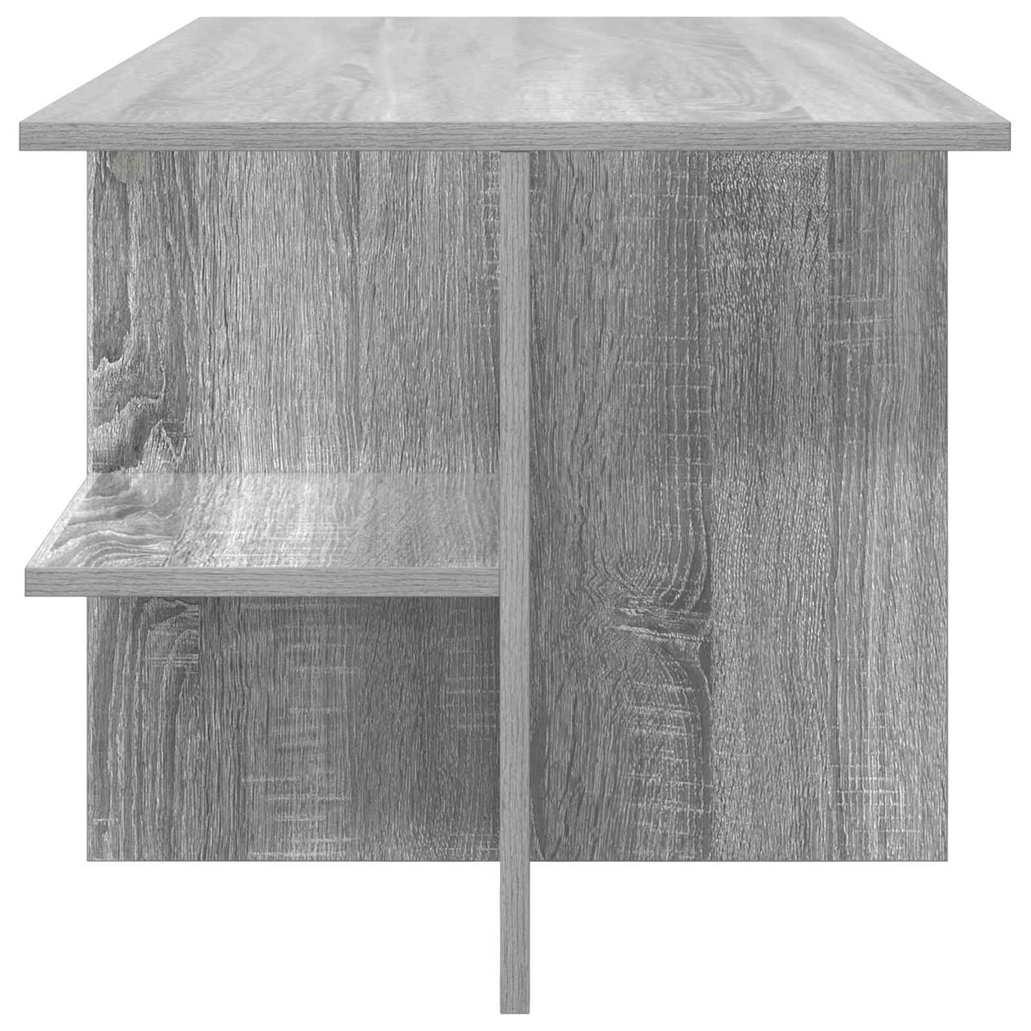 Sofabord Grå sonoma-eg 87 x 50 x 45 cm Konstrueret træ