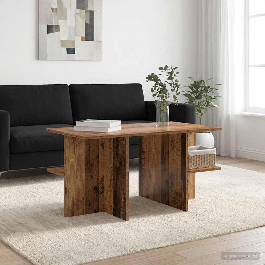 Sofabord Gammelt træ 87 x 50 x 45 cm Konstrueret træ