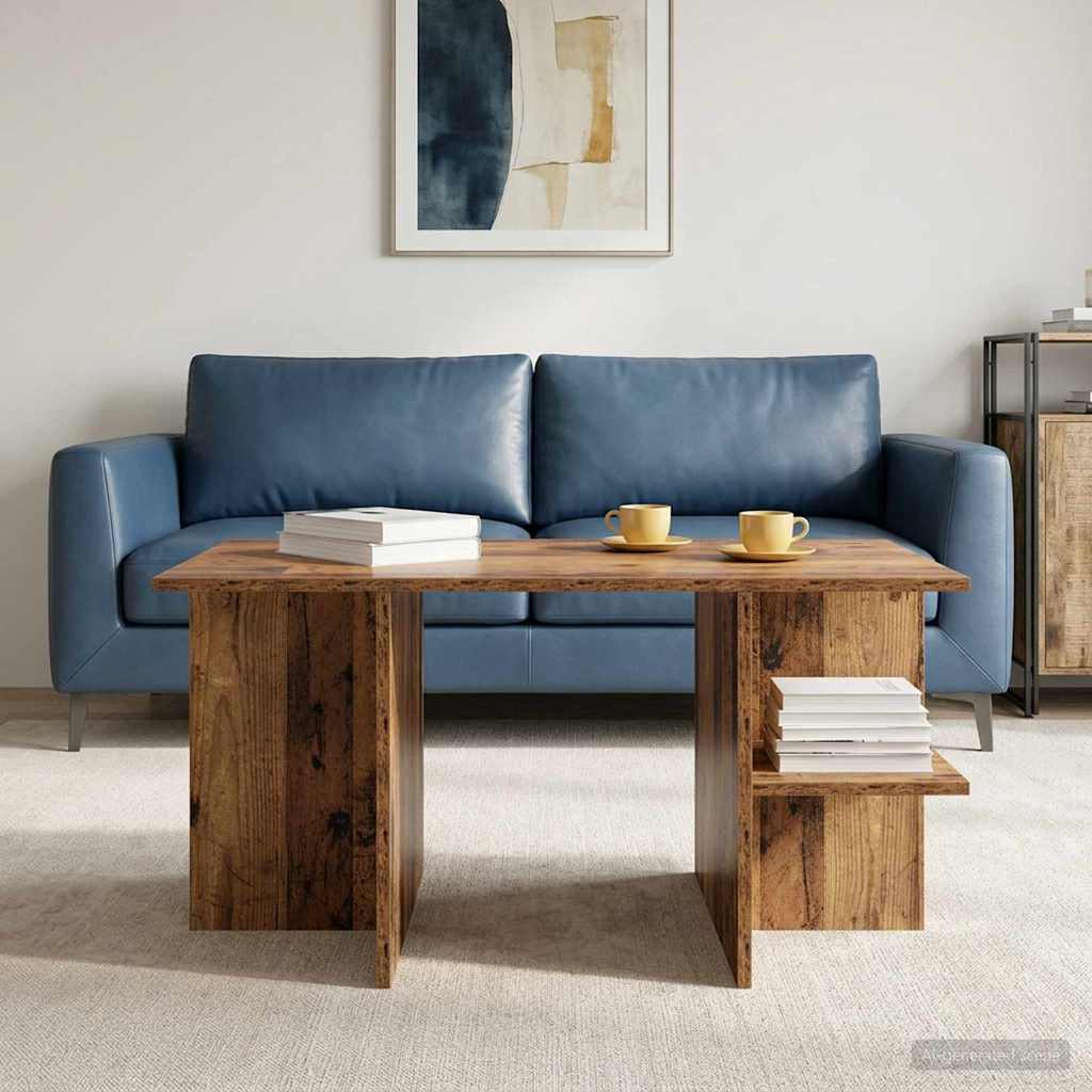 Sofabord Gammelt træ 87 x 50 x 45 cm Konstrueret træ