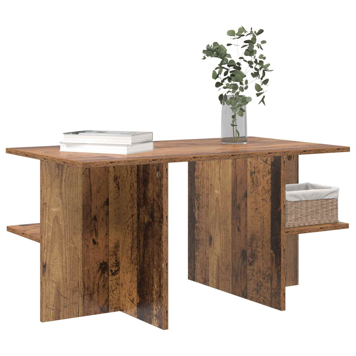 Sofabord Gammelt træ 87 x 50 x 45 cm Konstrueret træ