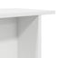 Sofabord Hvid 40 x 30 x 49 cm Konstrueret træ