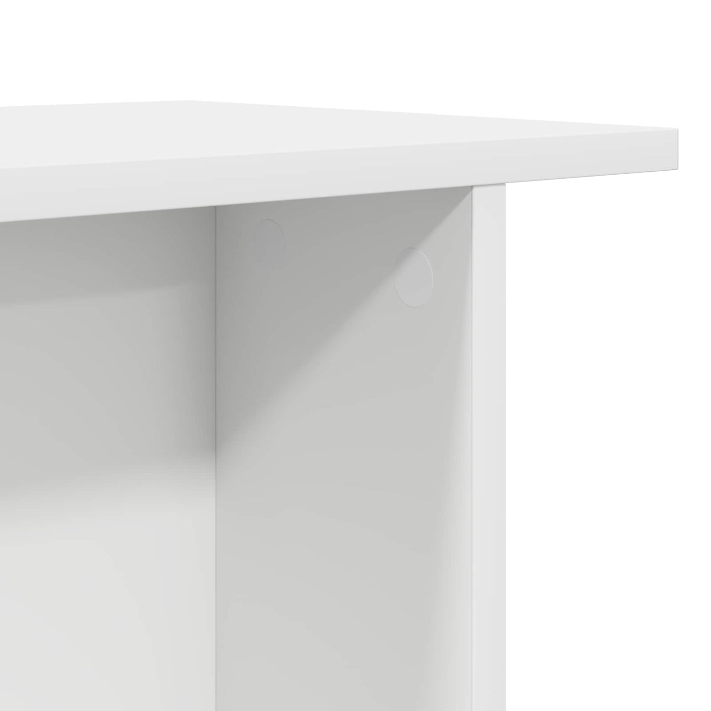 Sofabord Hvid 40 x 30 x 49 cm Konstrueret træ