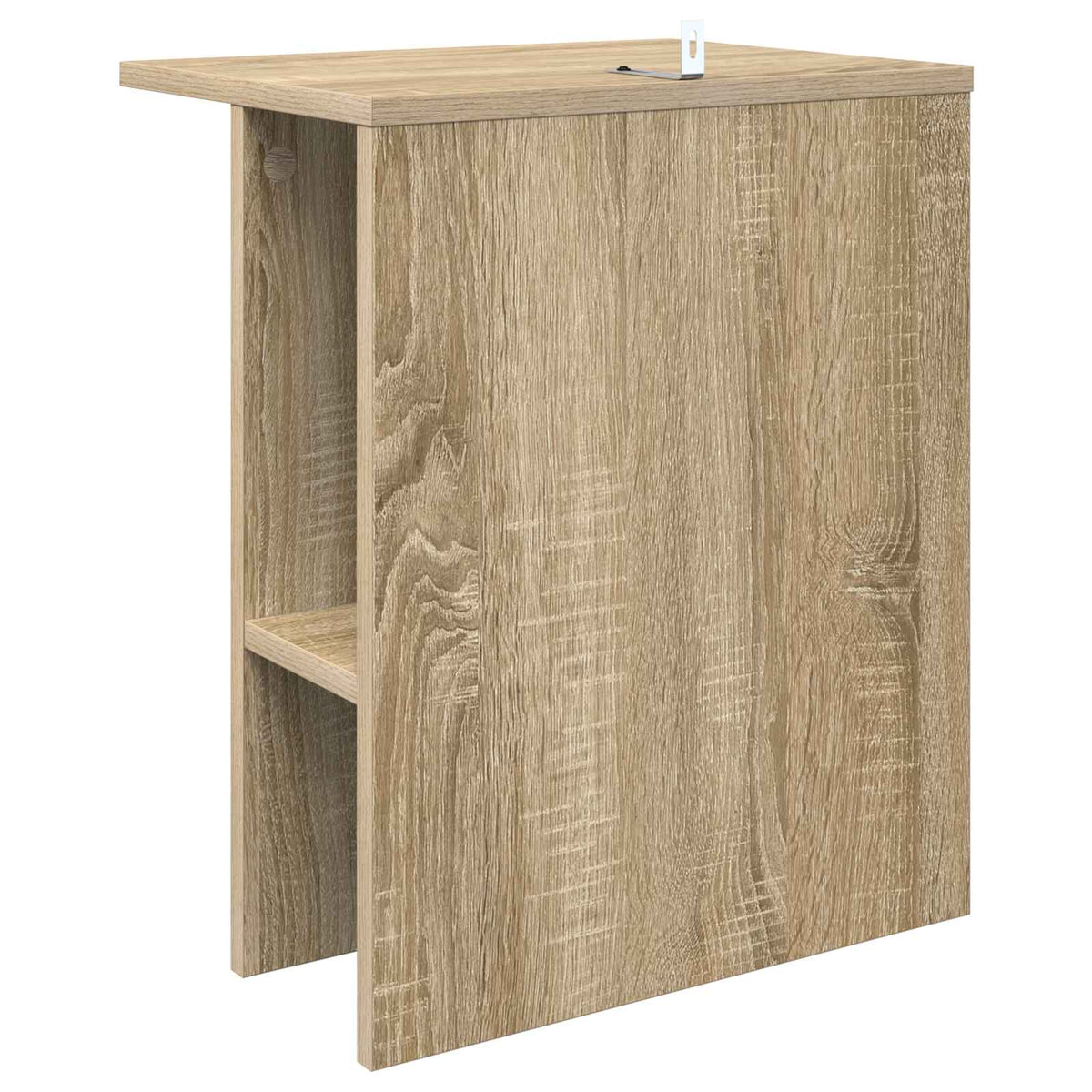 Sofabord 2 stk. Sonoma-eg 40 x 30 x 49 cm Konstrueret træ