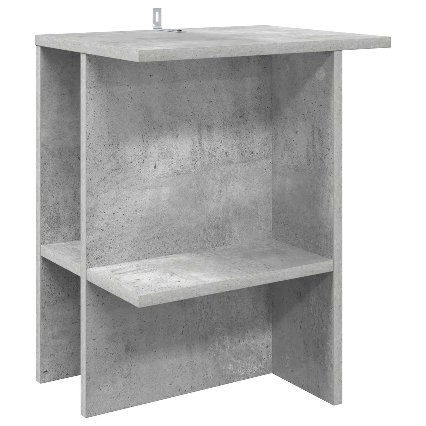 Sofabord 2 stk. Betongrå 40 x 30 x 49 cm Konstrueret træ