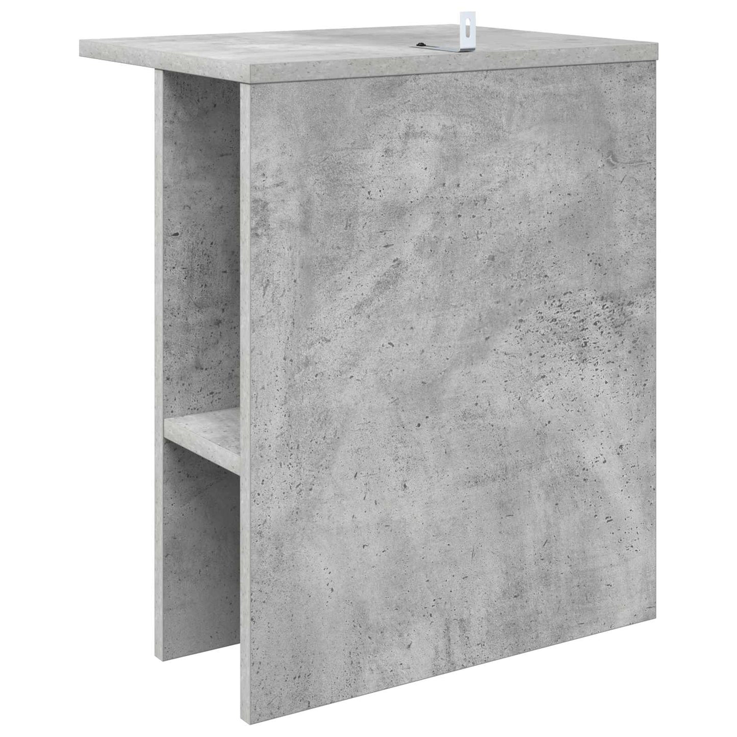 Sofabord 2 stk. Betongrå 40 x 30 x 49 cm Konstrueret træ
