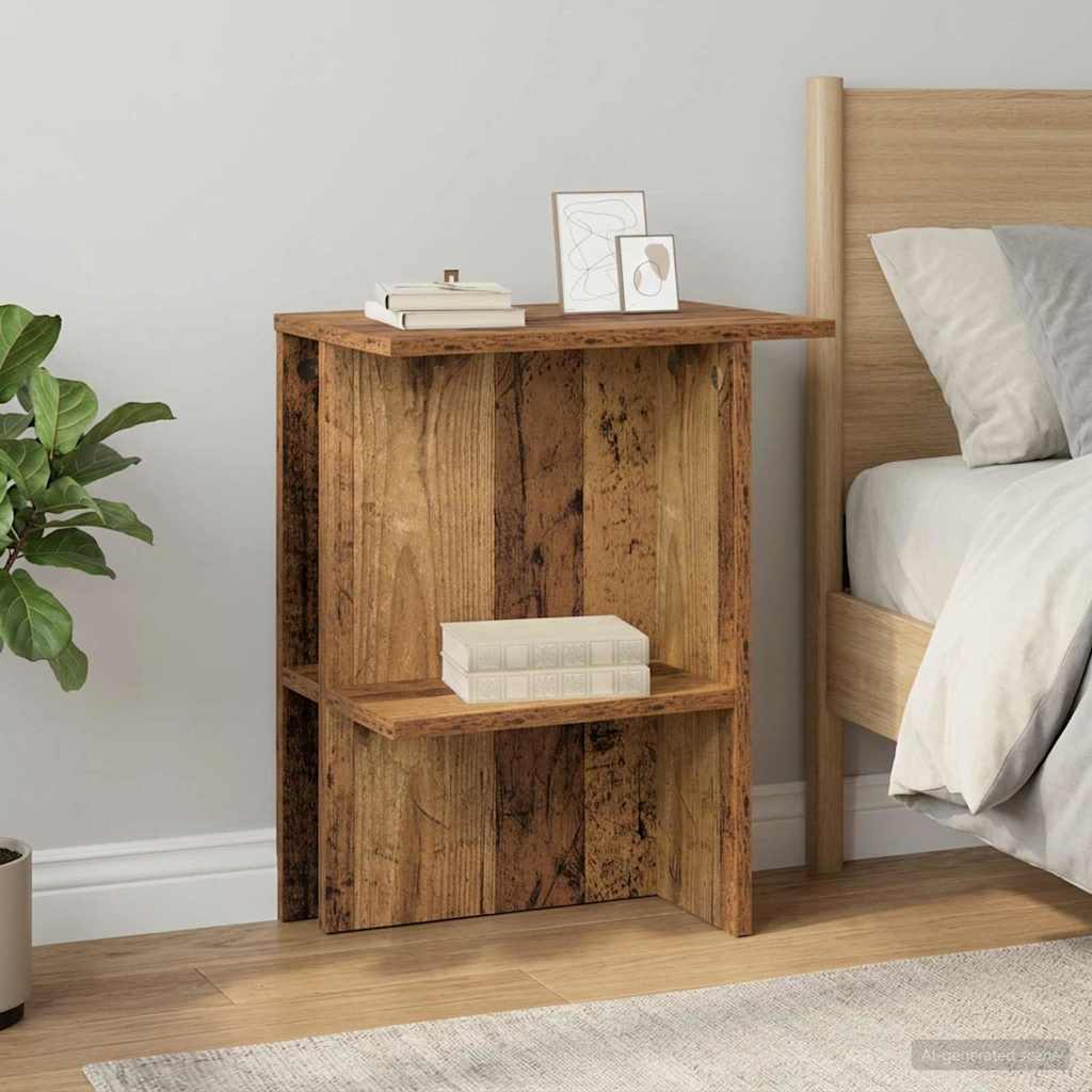 Sofabord Gammelt træ 40 x 30 x 49 cm Konstrueret træ