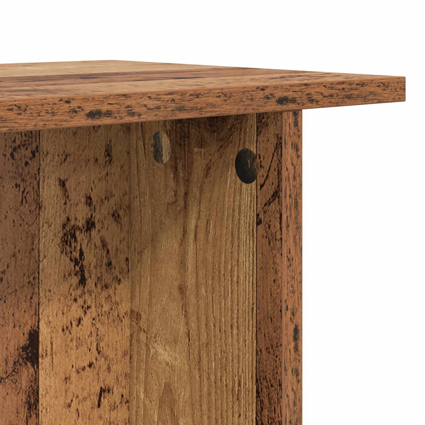 Sofabord 2 stk. Gammelt træ 40 x 30 x 49 cm Konstrueret træ