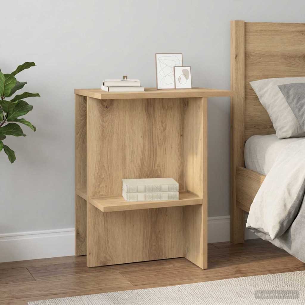 Sofabord 2 stk. Artisan-eg 40 x 30 x 49 cm Konstrueret træ