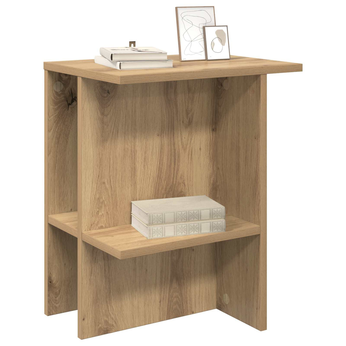 Sofabord Artisan-eg 40 x 30 x 49 cm Konstrueret træ