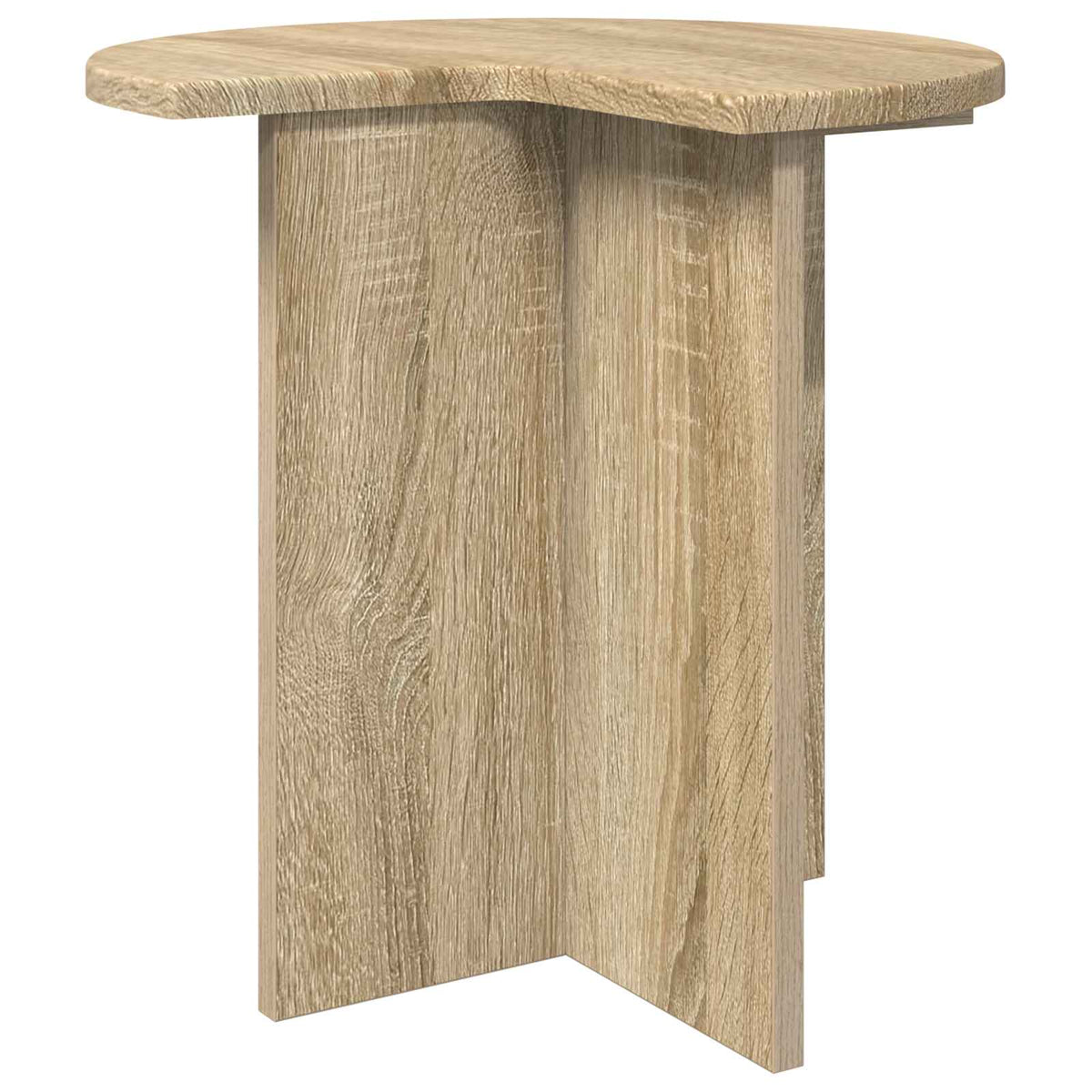 Sidebord 2 stk. Sonoma-eg Ø 39 x 38 cm Konstrueret træ