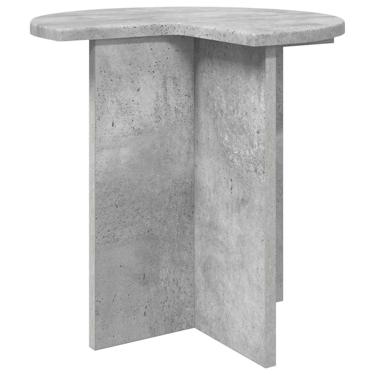 Sidebord Betongrå Ø 39 x 38 cm Konstrueret træ