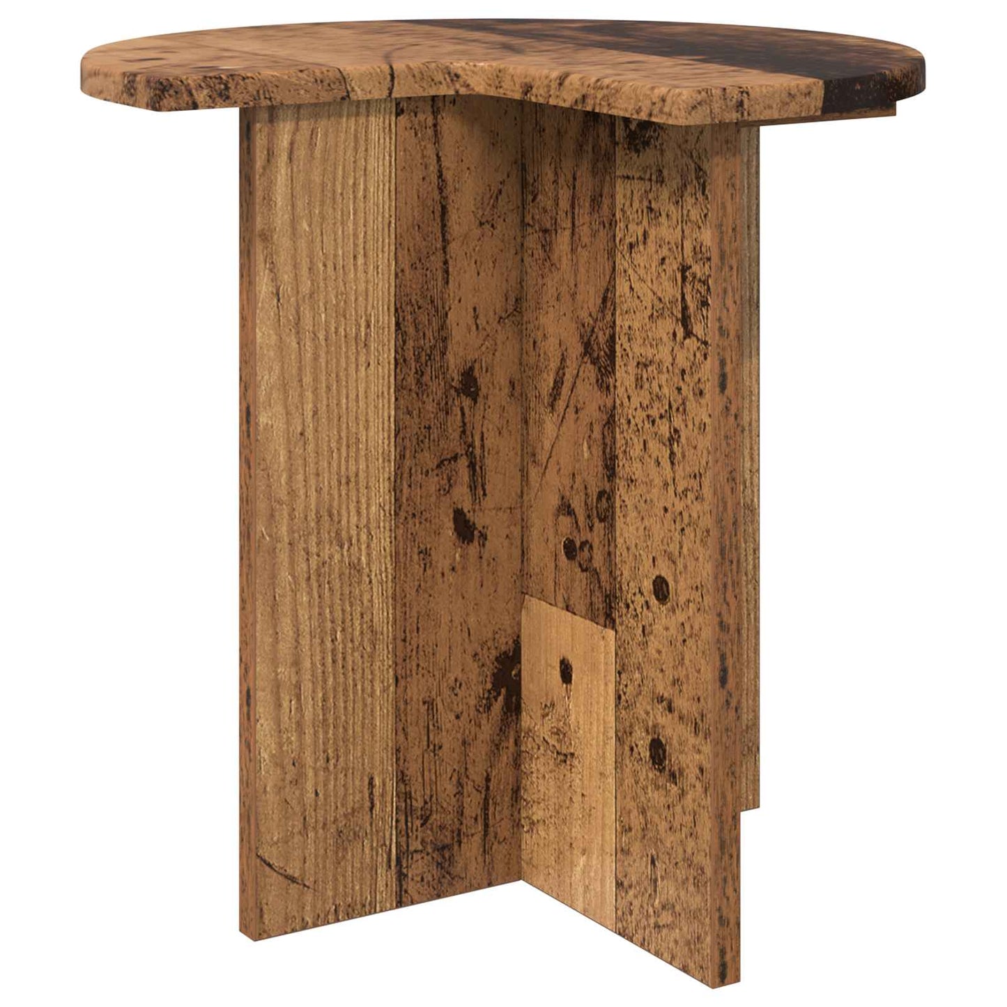 Sidebord 2 stk. Gammelt træ Ø 39 x 38 cm Konstrueret træ