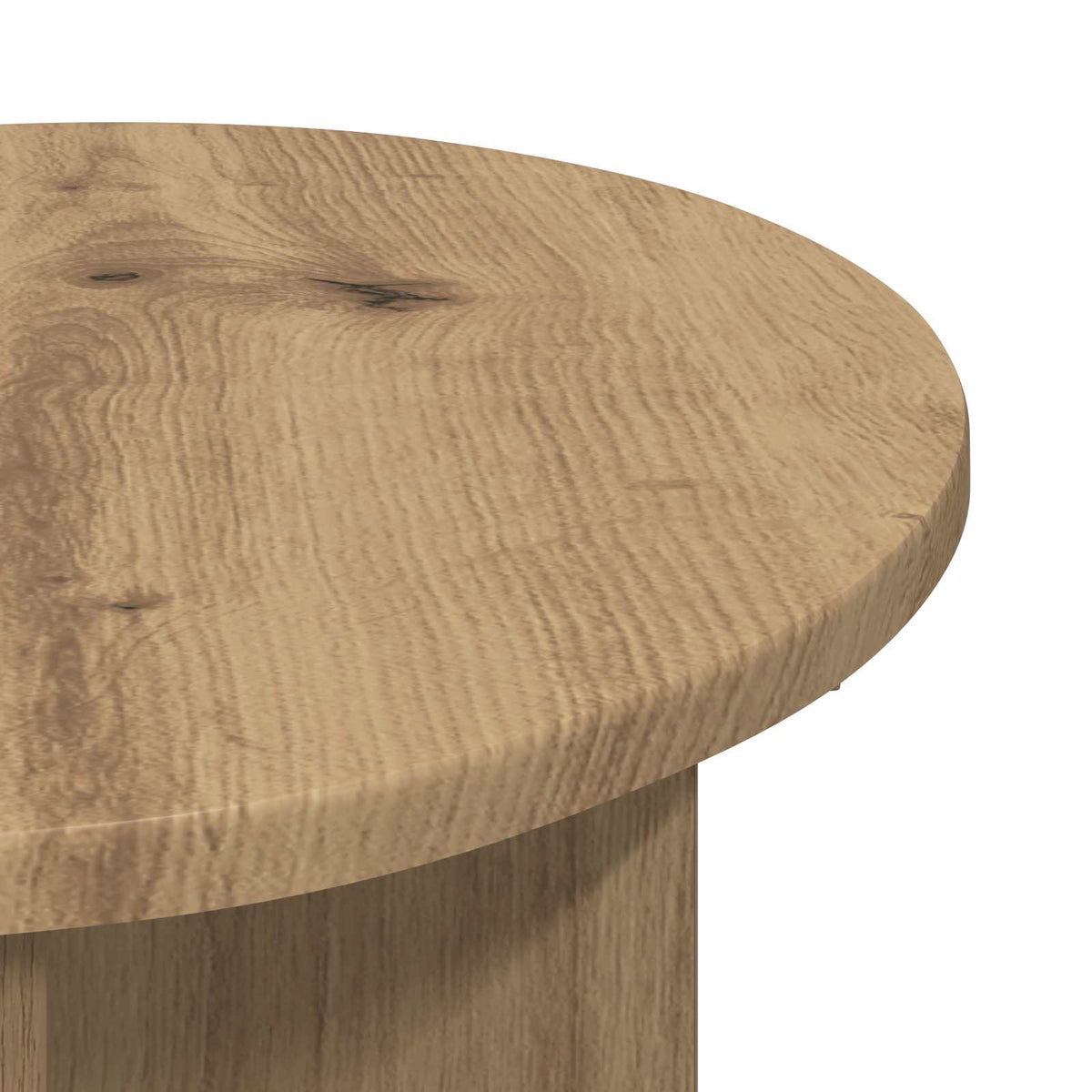 Sidebord 2 stk. Artisan-eg Ø 39 x 38 cm Konstrueret træ