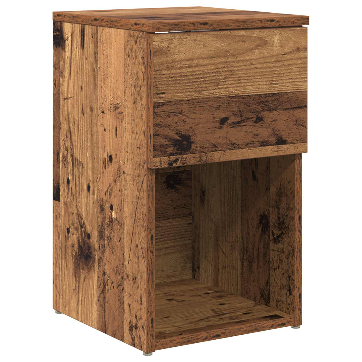 Sengeskab 2 stk. Gammelt træ 29 x 31,5 x 49 cm Konstrueret træ
