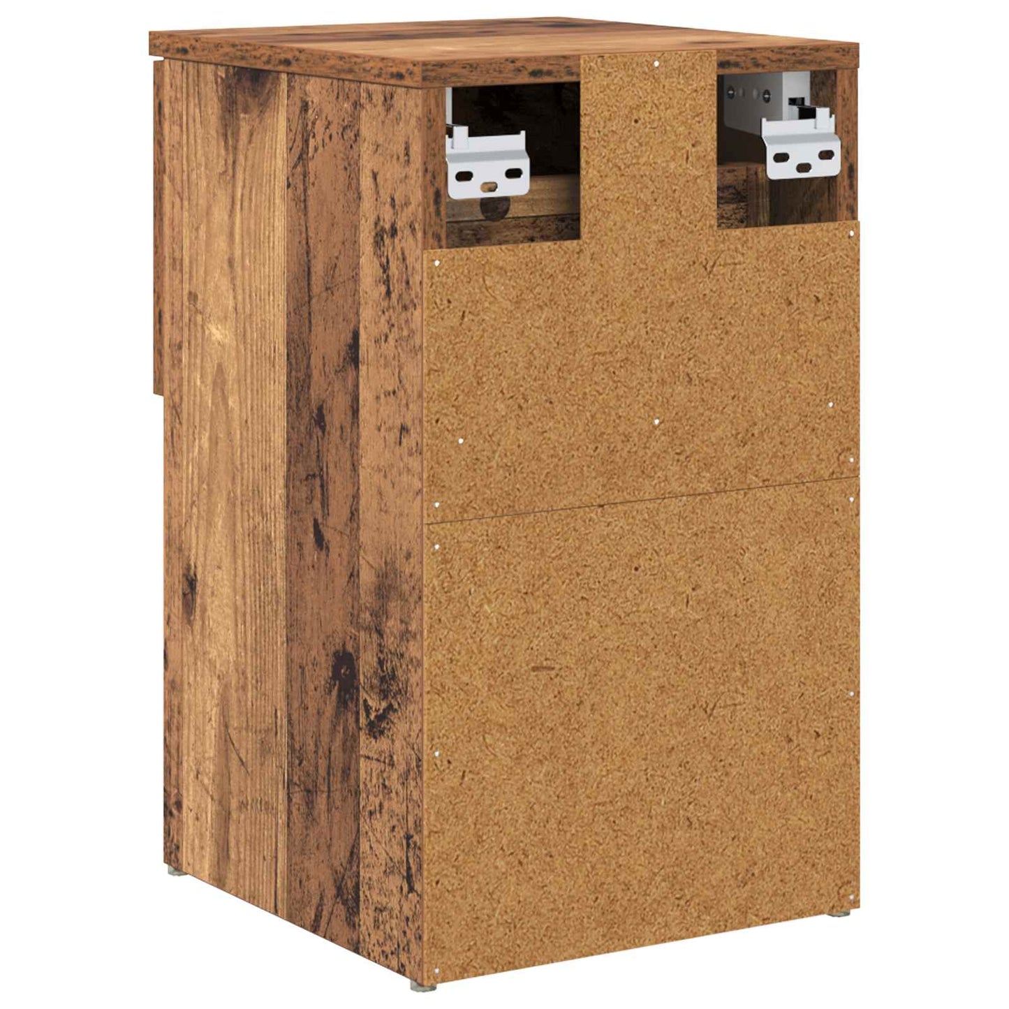 Sengeskab 2 stk. Gammelt træ 29 x 31,5 x 49 cm Konstrueret træ