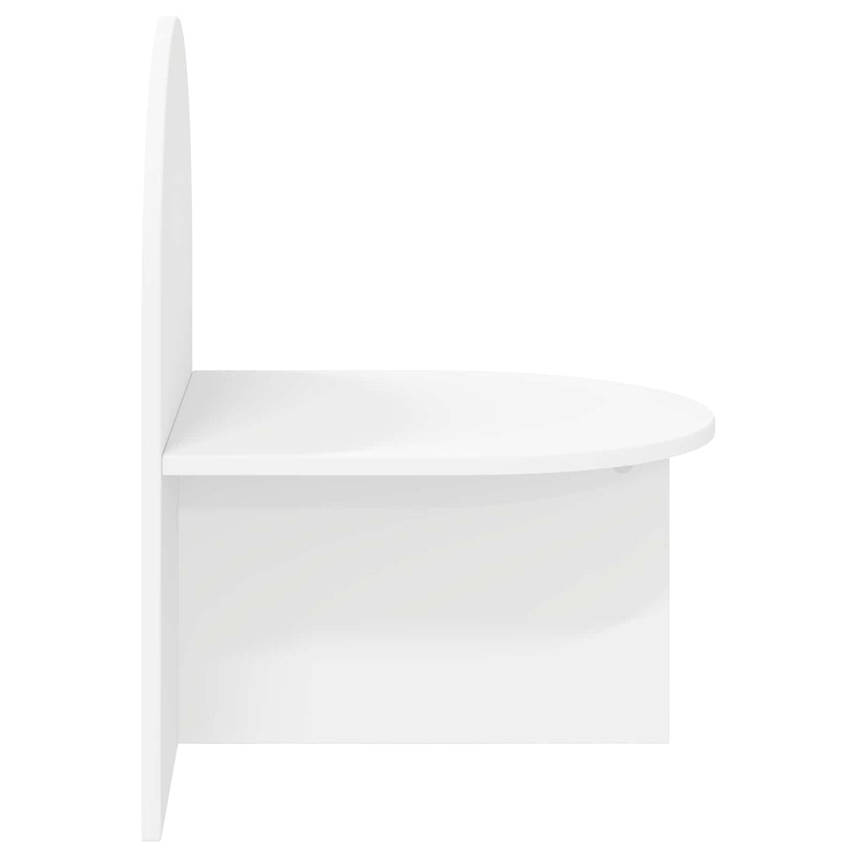 Sengebord 2 stk. Hvid 48 x 49 x 65 cm Konstrueret træ
