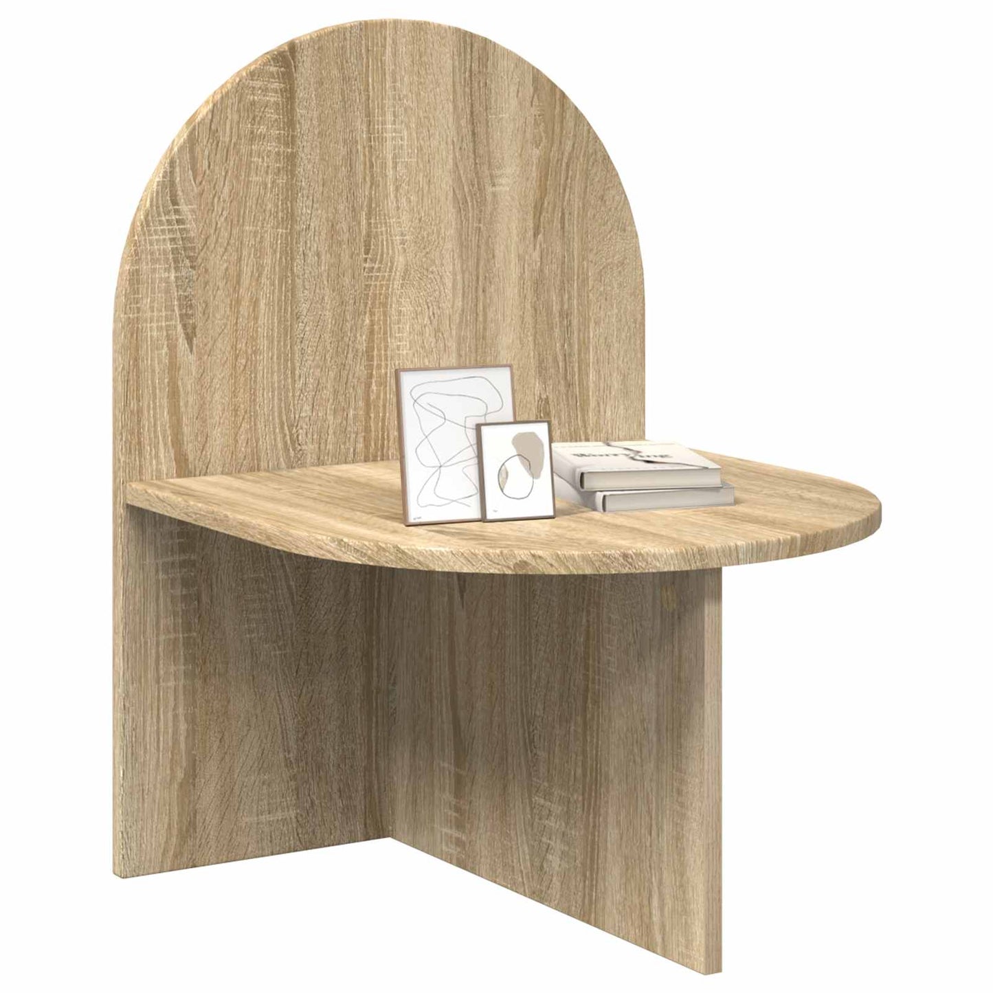 Sengebord 2 stk. Sonoma-eg 48 x 49 x 65 cm Konstrueret træ