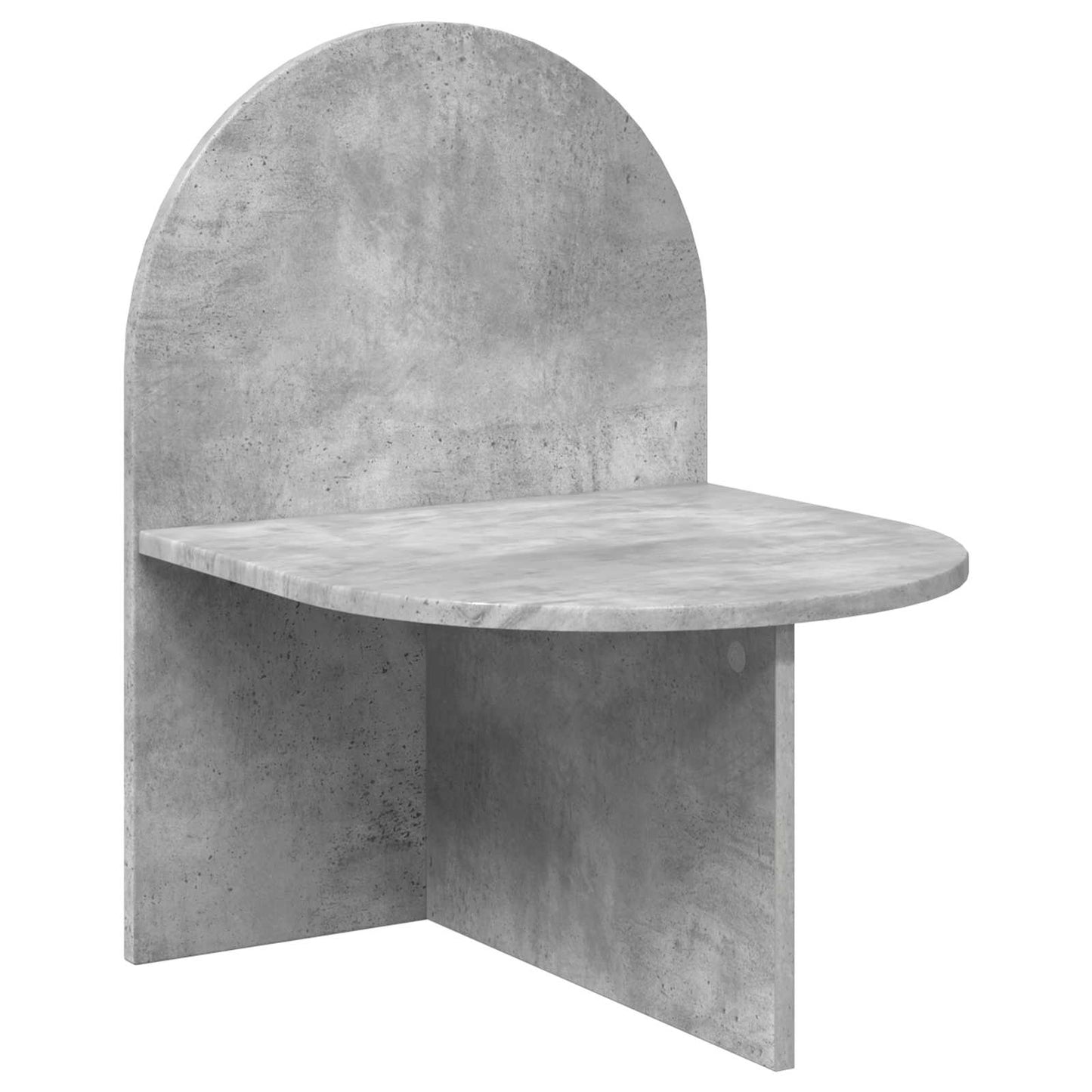 Sengebord 2 stk. Betongrå 48 x 49 x 65 cm Konstrueret træ