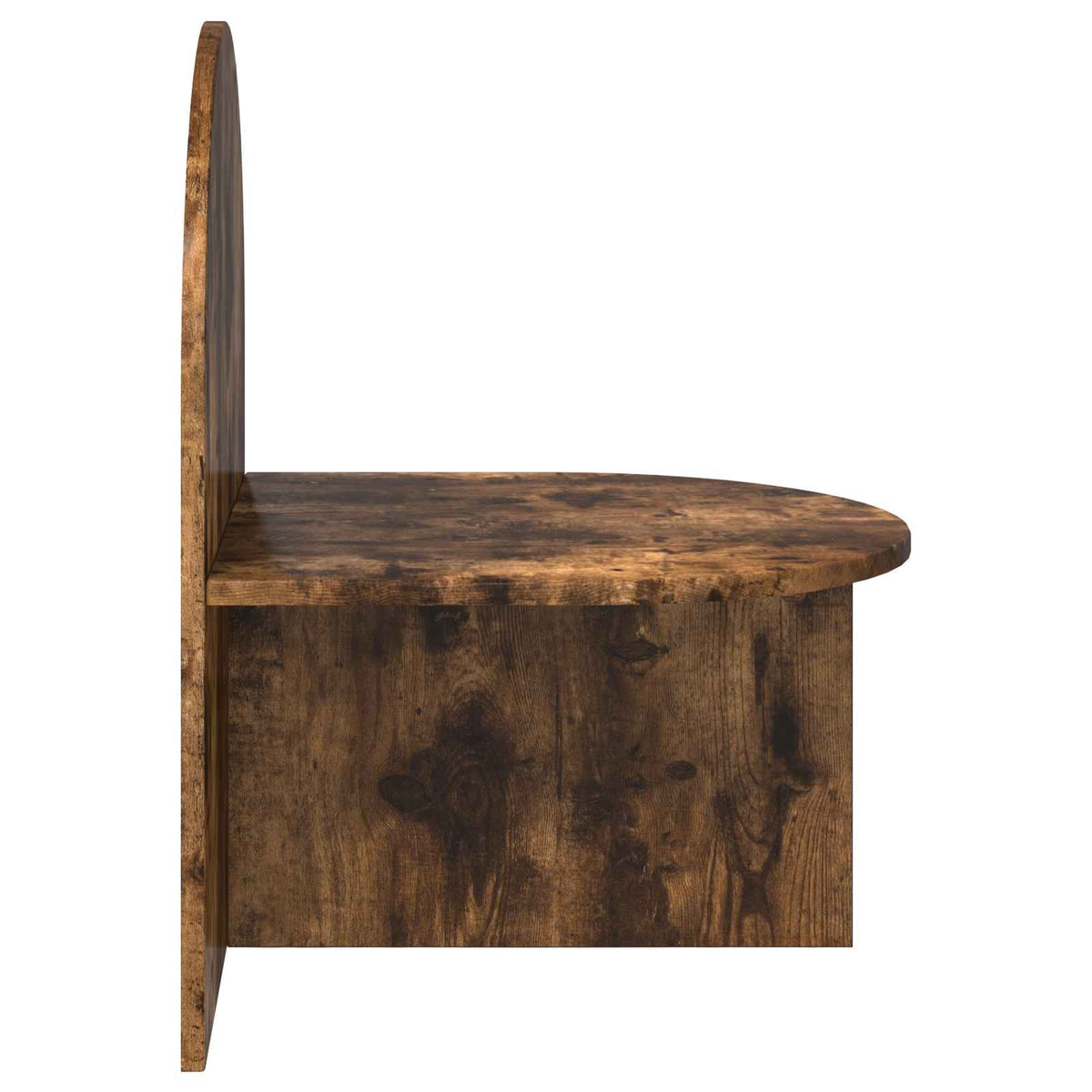 Sengebord 2 stk. Røget eg 48 x 49 x 65 cm Konstrueret træ