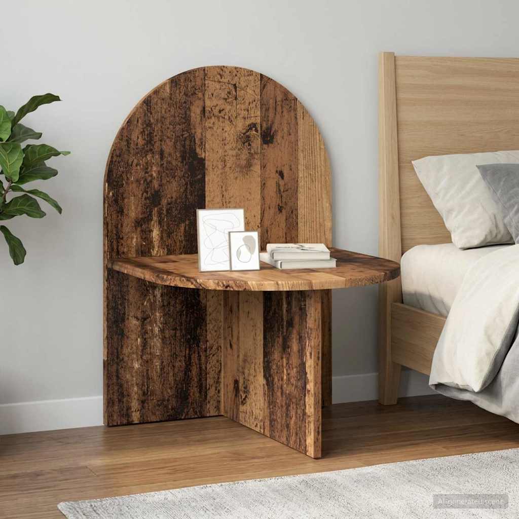 Sengebord 2 stk. Gammelt træ 48 x 49 x 65 cm Konstrueret træ
