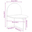 Sengebord 2 stk. Gammelt træ 48 x 49 x 65 cm Konstrueret træ