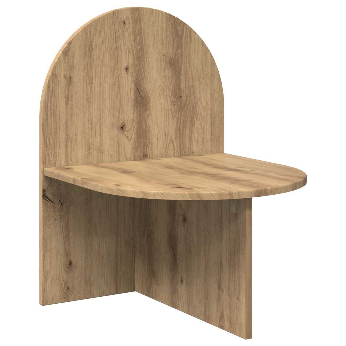 Sengebord 2 stk. Artisan-eg 48 x 49 x 65 cm Konstrueret træ
