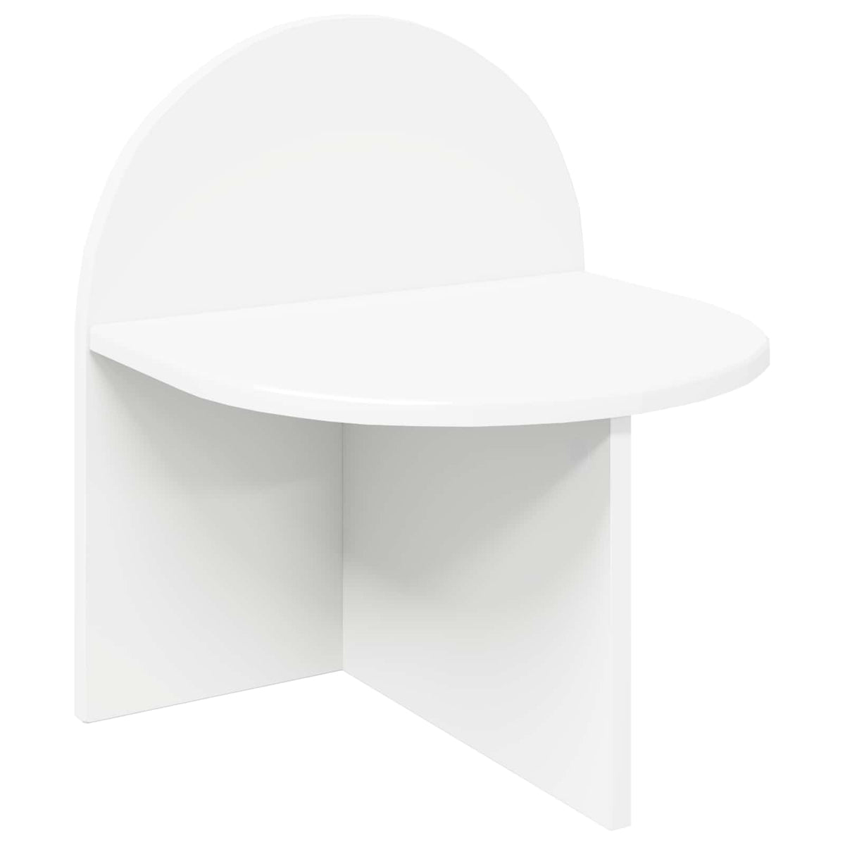 Sengebord 2 stk. Hvid 40 x 35,5 x 45,5 cm Konstrueret træ