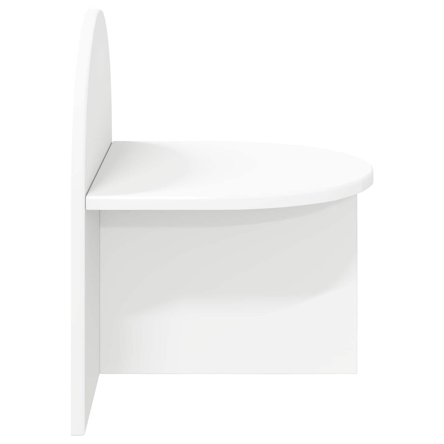 Sengebord 2 stk. Hvid 40 x 35,5 x 45,5 cm Konstrueret træ