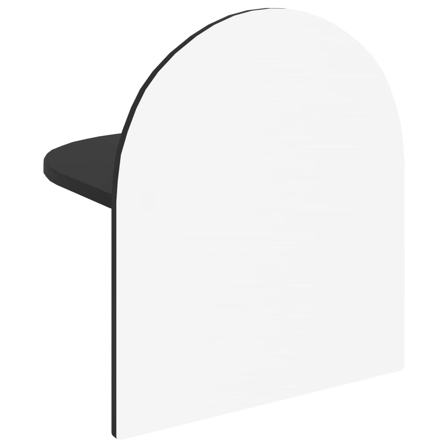 Sengebord 2 stk. Sort eg 40 x 35,5 x 45,5 cm Konstrueret træ