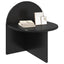 Sengebord 2 stk. Sort eg 40 x 35,5 x 45,5 cm Konstrueret træ