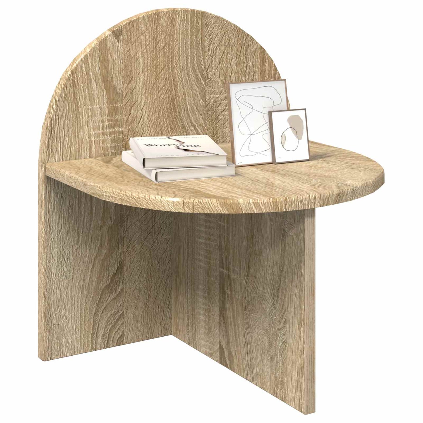 Sengebord Sonoma-eg 40 x 35,5 x 45,5 cm Konstrueret træ