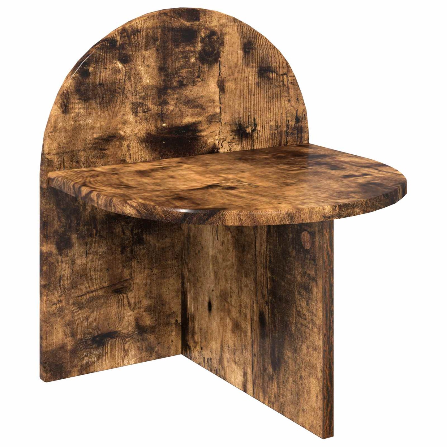 Sengebord 2 stk. Røget eg 40 x 35,5 x 45,5 cm Konstrueret træ