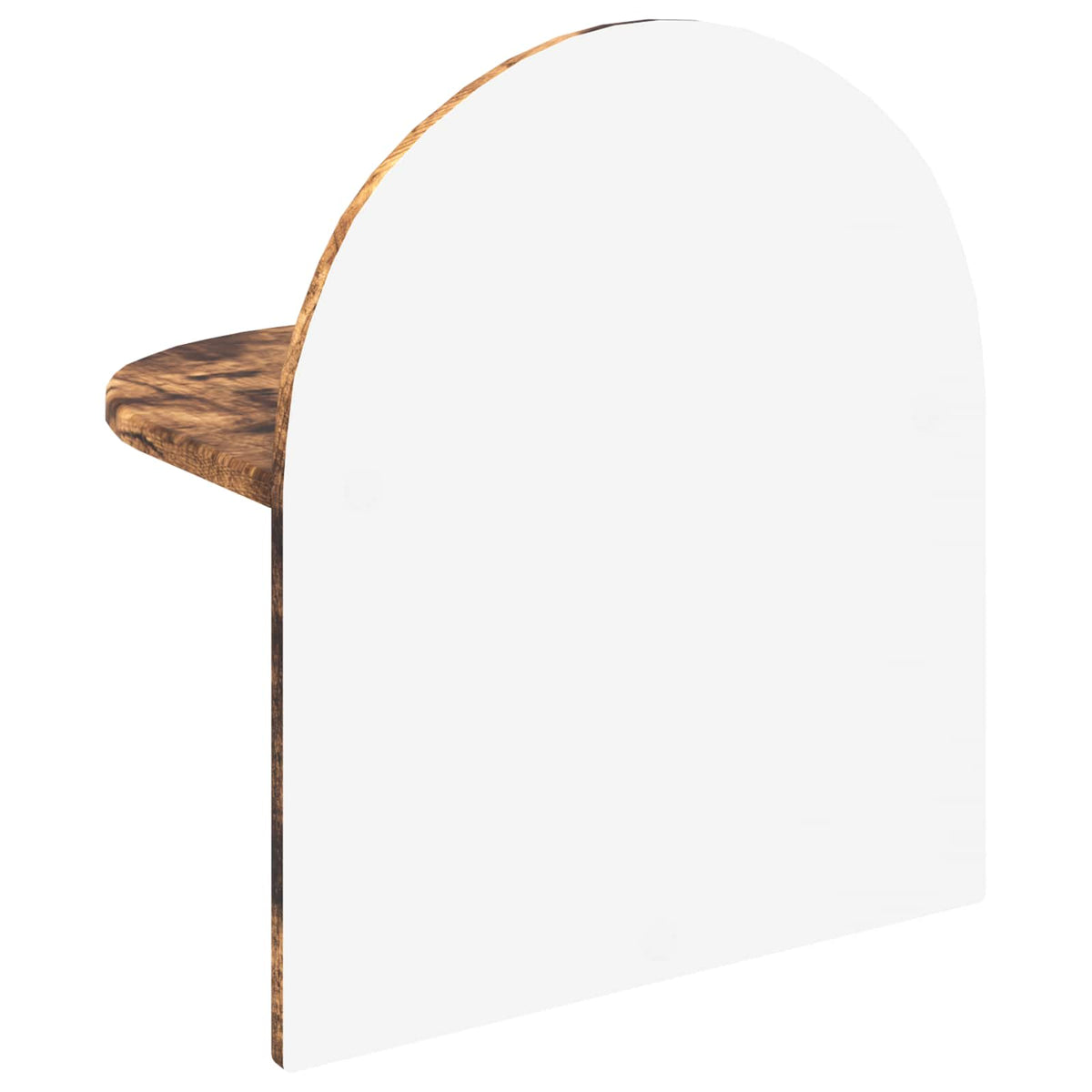 Sengebord 2 stk. Røget eg 40 x 35,5 x 45,5 cm Konstrueret træ