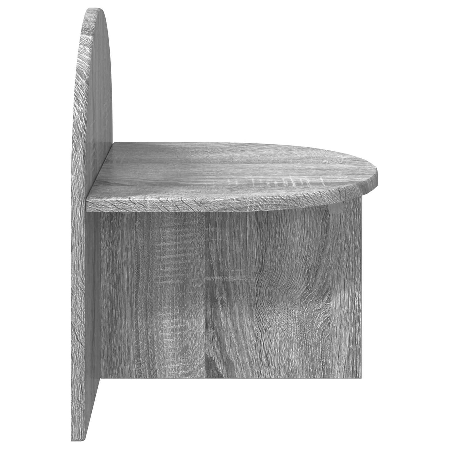 Sengebord 2 stk. Grå sonoma-eg 40 x 35,5 x 45,5 cm