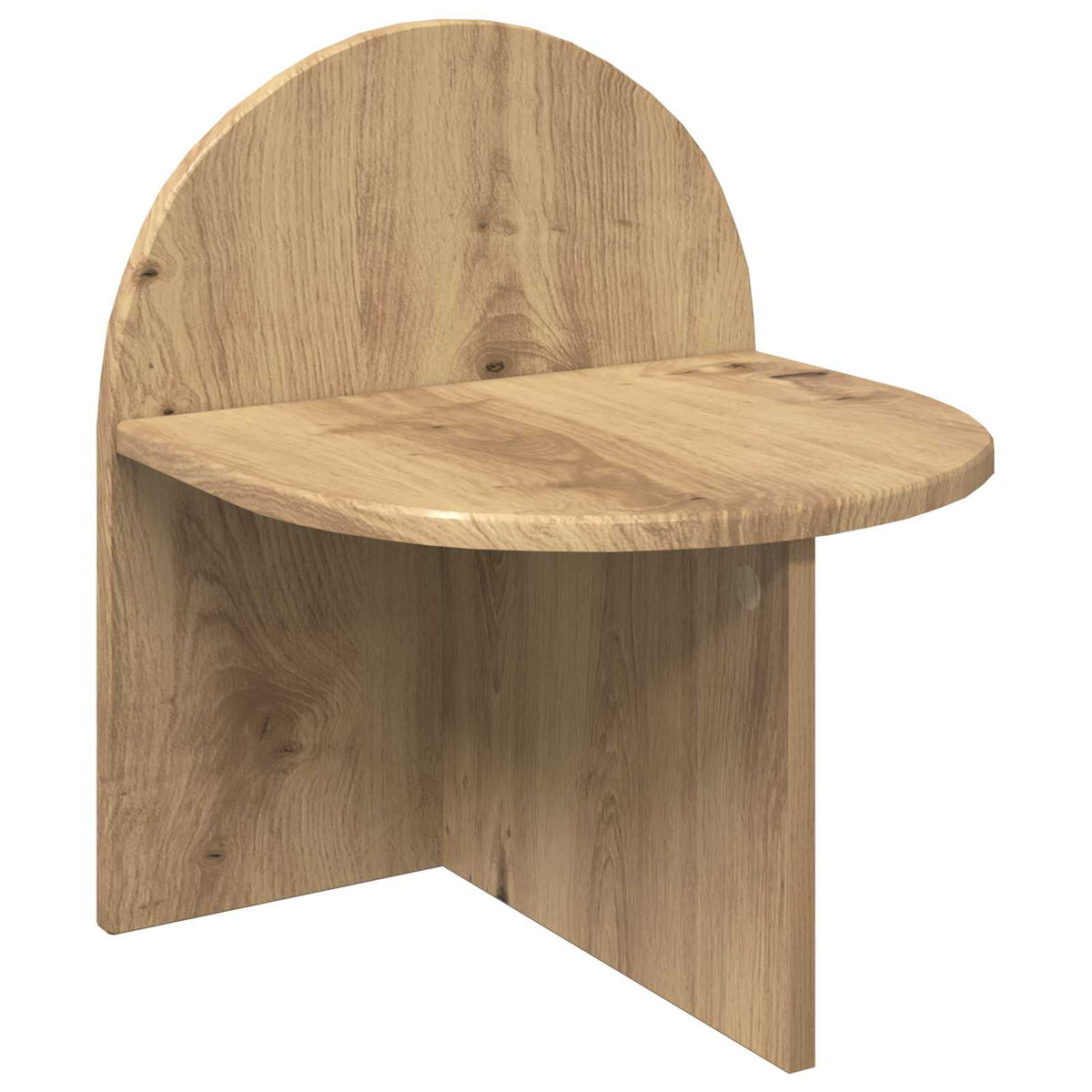 Sengebord 2 stk. Artisan-eg 40 x 35,5 x 45,5 cm Konstrueret træ