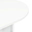 Konsolbord Hvid 100 x 39,5 x 75 cm Konstrueret træ