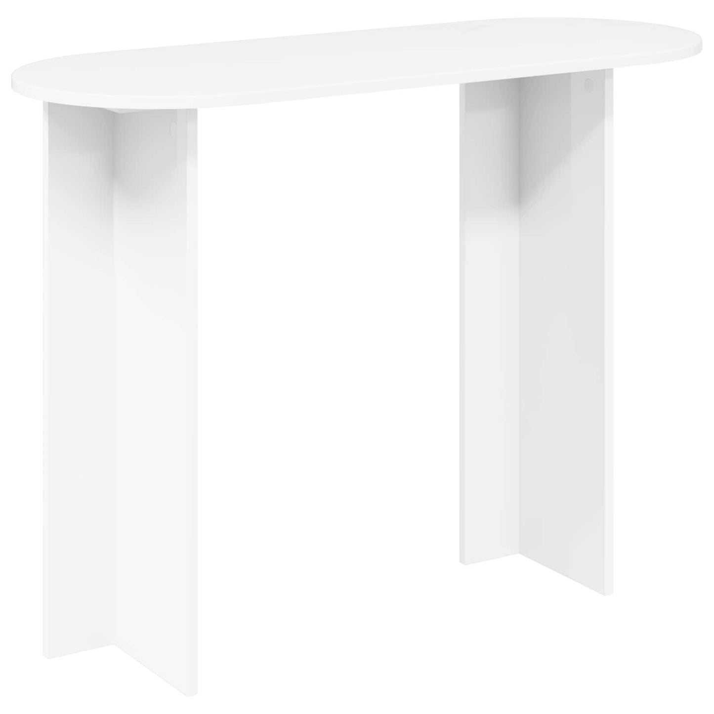 Konsolbord Hvid 100 x 39,5 x 75 cm Konstrueret træ