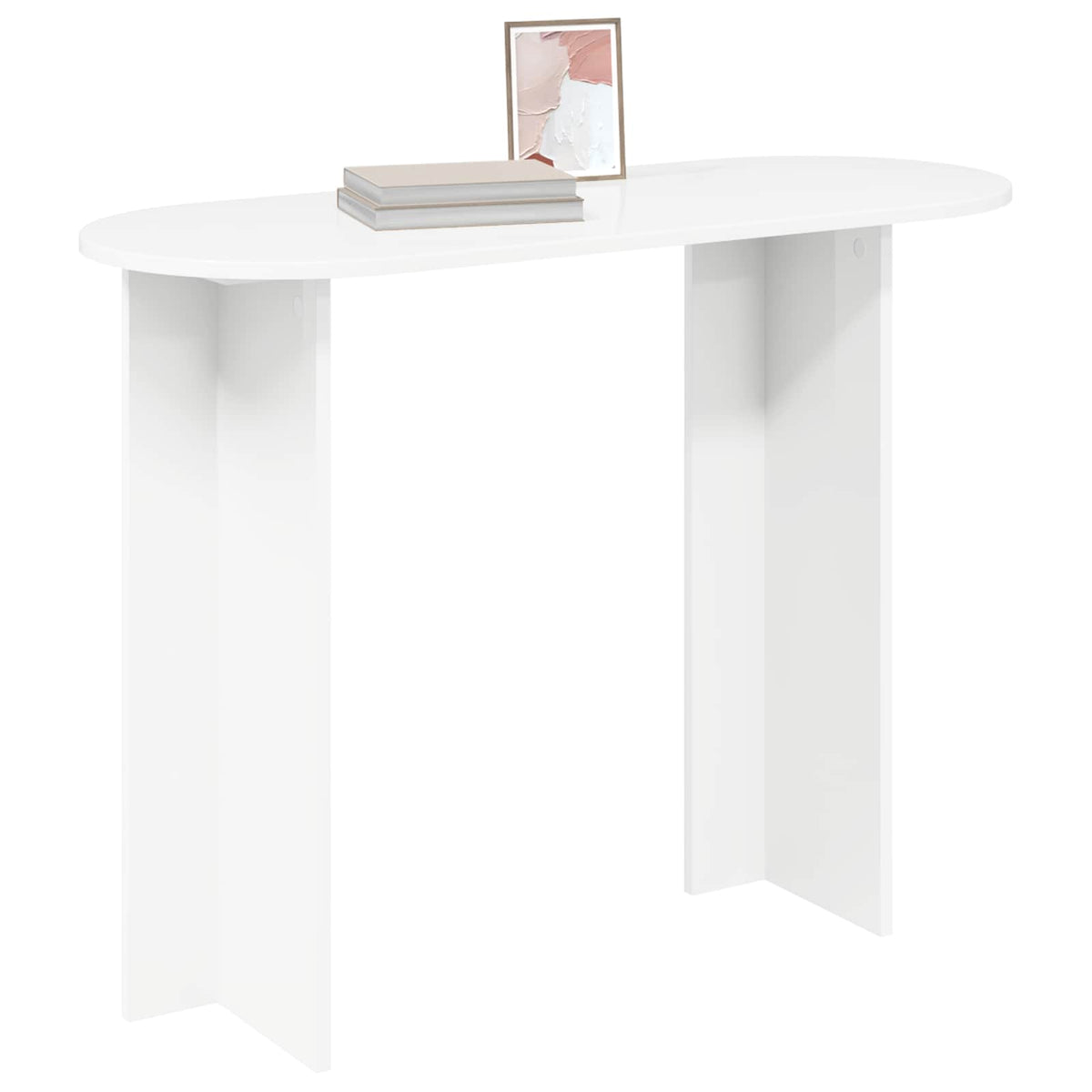 Konsolbord Hvid 100 x 39,5 x 75 cm Konstrueret træ
