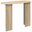 Konsolbord Sonoma-eg 100 x 39,5 x 75 cm Konstrueret træ